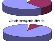 Ketogenic diets pie