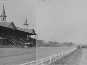 Composite image of Churchill Downs on Derby Day, 1902
