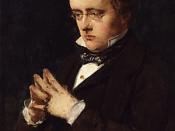 Portrait of Wilkie Collins. Paiting in the National Portrait Gallery, London.