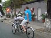 A rickshaw in Hochiminh city, Vietnam.