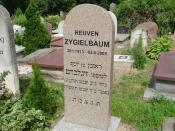 English: Grave of Reuven Zygielbaum Polski: Grób Reuvena Zygielbauma