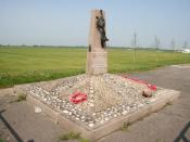 English: RAF Wickenby Memorial Royal Air Force Wickenby No.1 Group Bomber Command 1942 - 1945 In memory of one thousand and eighty men of 12 and 626 squadrons who gave their lives on operations from this airfield in the offensive against Germany and the l