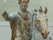 Marco Aurelio's original statue