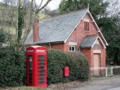 English: Lines Of Communication Chapel alongside the B4393.