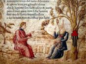 Laura e Petrarca, miniatura dal Canzoniere