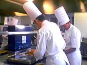 Chefs in training in Paris, France (2005).