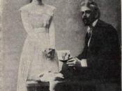 English: Constantin Stanislavski as Trigorin, and Maria Roksanova, in the Moscow Art Theatre's production of The Seagull