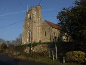 English: All Saints, Birling, near to Birling, Kent, Great Britain.