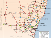 Map of New South Wales Highways based on maps online, Atlas' and Fikri on Wikipedia.