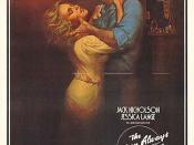 The poster for the film The Postman Always Rings Twice (1981).