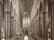 Westminster Abbey. The Nave