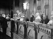 Prime Minister William Lyon Mackenzie King becomes the first person to take the Oath of Citizenship, from Chief Justice Thibaudeau Rinfret, in the Supreme Court, 3 January 1947