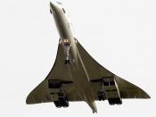 Image of the Anglo-French supersonic transatlantic airliner Concorde