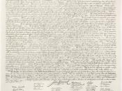 English: This is a high-resolution image of the United States Declaration of Independence (article