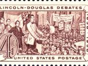 English: Lincoln-Douglas Debates, 1958 American Civil War commemorative issue