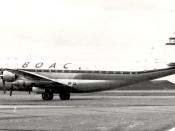 English: BOAC Boeing Stratocruiser G-AKGJ 