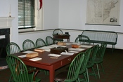 English: Second committee room upstairs in Congress Hall, Philadelphia, PA