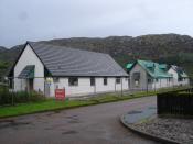 English: Community Housing Project in Poolewe. This is part of an affordable local housing scheme.
