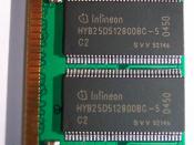 A 1 GB DDR RAM memory (400MHz PC3200 brand, Infineon)