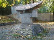Chiune Sugihara monument in Vilnius (Pamėnkalnio g.) by Vladas Vildžiūnas and Goichi Kutogawa. Erected in 1992.