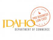 English: An image created for the Idaho Department of Commerce. The image represents the Department and its objective to attract businesses to Idaho.