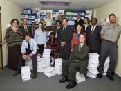 The Office cast in the third season