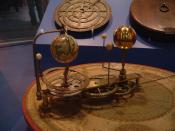 Picture of a small orrery