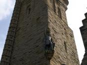 English: William Wallace Statue on the Wallace Monument.