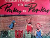 'Pinky and Perky' album cover by Columbia (1961)