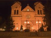 Cathedral Bascilica of St. Francis of Assisi at Night -- Santa Fe (NM) 2013