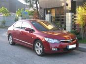 8th Generation Honda Civic (2006-2008) photographed in Cainta Rizal