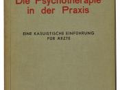 English: Viktor Frankl: Psychotherapy (1947) Deutsch: Frankl, Viktor E.: Die Psychotherapie in der Praxis. Eine kasuistische Einführung für Ärzte. Wien: F. Deuticke 1947