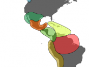 Major cultural areas of the pre-Columbian Americas: Arctic Northwest Aridoamerica Mesoamerica Middle Caribbean Amazon Andes