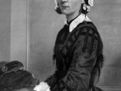 Portrait of Florence Nightingale.
