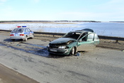 English: Car accident in Russia