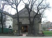 de: Die 1838 erbaute St.-Trinitatis-Kirche zu Gleiwitz. en: Holy Trinity church in Gliwicefrom 1838. pl: Kościół Świętej Trójcy w Gliwicach z 1838.