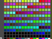 English: A 256-colour palette in a GIF image file