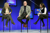 English: DAVOS/SWITZERLAND, 30JAN10 - Arianna Huffington, Co-Founder and Editor-in-Chief, Huffington Post, USA; Muhtar A. Kent, Chairman of the Board and Chief Executive Officer, The Coca-Cola Company, USA and Sheryl Sandberg, Chief Operating Officer, Fac