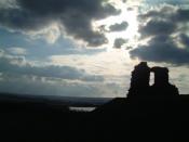 Ruins of Sandal Castle, near Wakefield, West Yorkshire