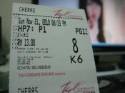 A typical Malaysian Movie Ticket