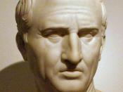 Marcus Tullius Cicero, by Bertel Thorvaldsen as copy from roman original, in Thorvaldsens Museum, Copenhagen