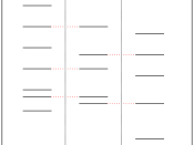 Electrophoresis of PCR-amplified DNA fragments. (1) Father. (2) Child. (3) Mother. The child has inherited some, but not all of the fingerprint of each of its parents, giving it a new, unique fingerprint.