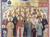 Icon of chinese orthodox Martyrs. Murdered during Boxer Rebellion (1900). Canonized before 1917