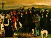 English: Burial at Ornans by Gustave Courbet (1849-1850) Oil on canvas 10' 3 1/2