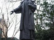 English: Emmeline Pankhurst Emmeline Pankhurst 1858  1928, with the inscription ..... This statue of Emmeline Pankhurst was erected as a tribute to her courageous leadership of the movement for the enfranchisement of women