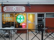 English: Discount Medical Marijuana cannabis shop at 970 Lincoln Street, Denver, Colorado.