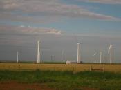 Windmills south of Dumas, TX