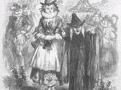 An illustration of Ann Redferne and Chattox, two of the Pendle witches, from Ainsworth's novel The Lancashire Witches, published in 1849. Ann Redferne is called Nance in the novel, and described as Chattox' grand-daughter, although she was in reality her 