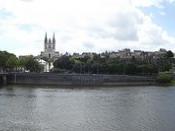 Panorama of Angers, France