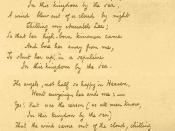 English: The 1849 fair copy of the poem 